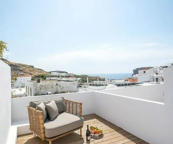 Pera 2-bedroom In The Center Of Сasa de vacaciones Líndos